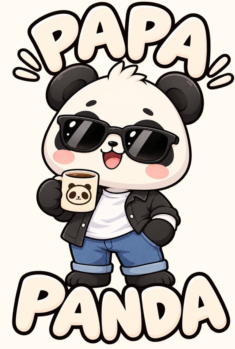 Papa Panda artwork